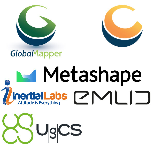 website software 9 Logos of mapping and technology companies