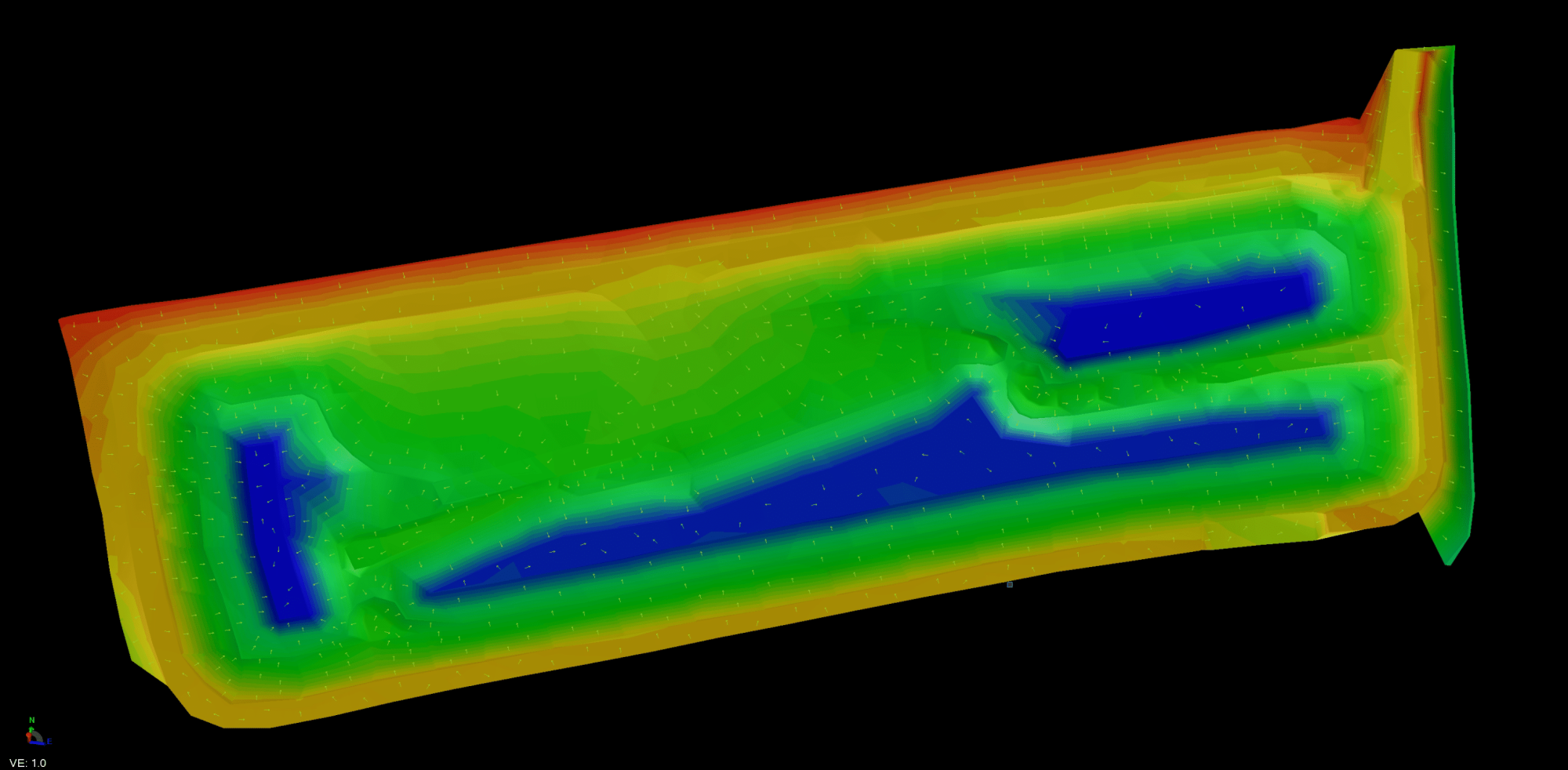 1000_LiDAR_Oakville_1.16 MB 4 Colorful topographic elevation map visualization